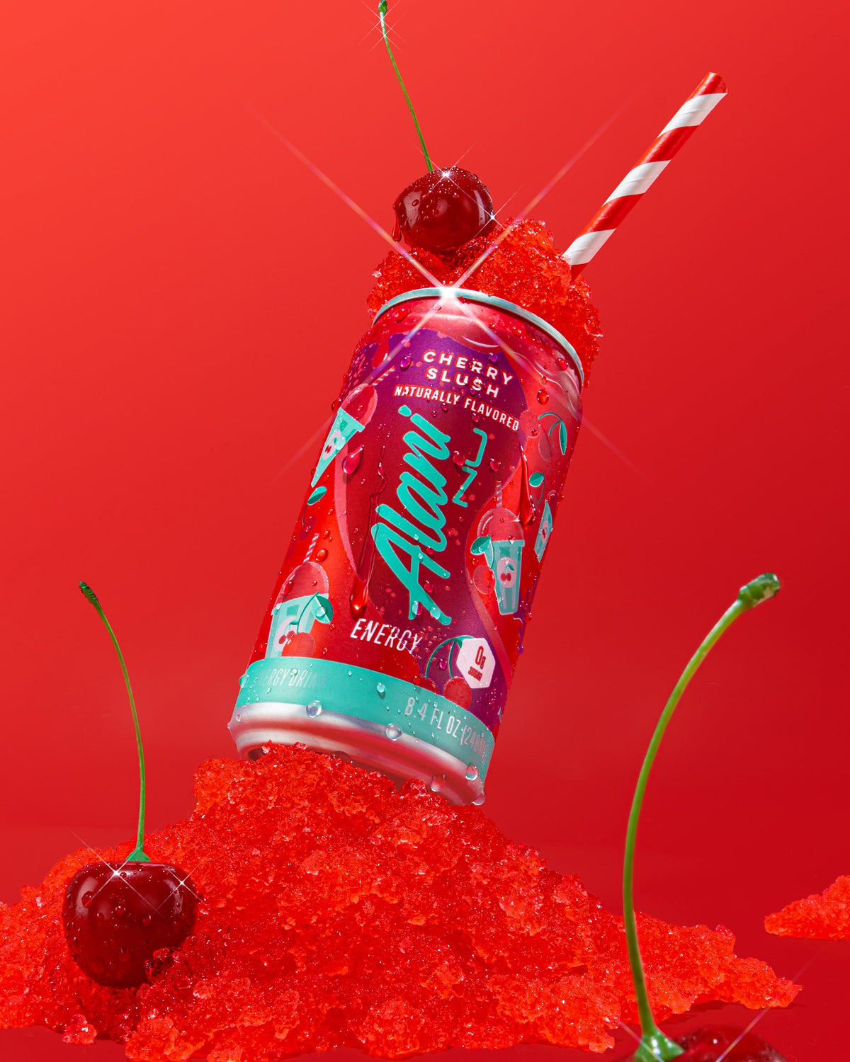 Cherry Slush Mini Energy Drinks, 24-Pack