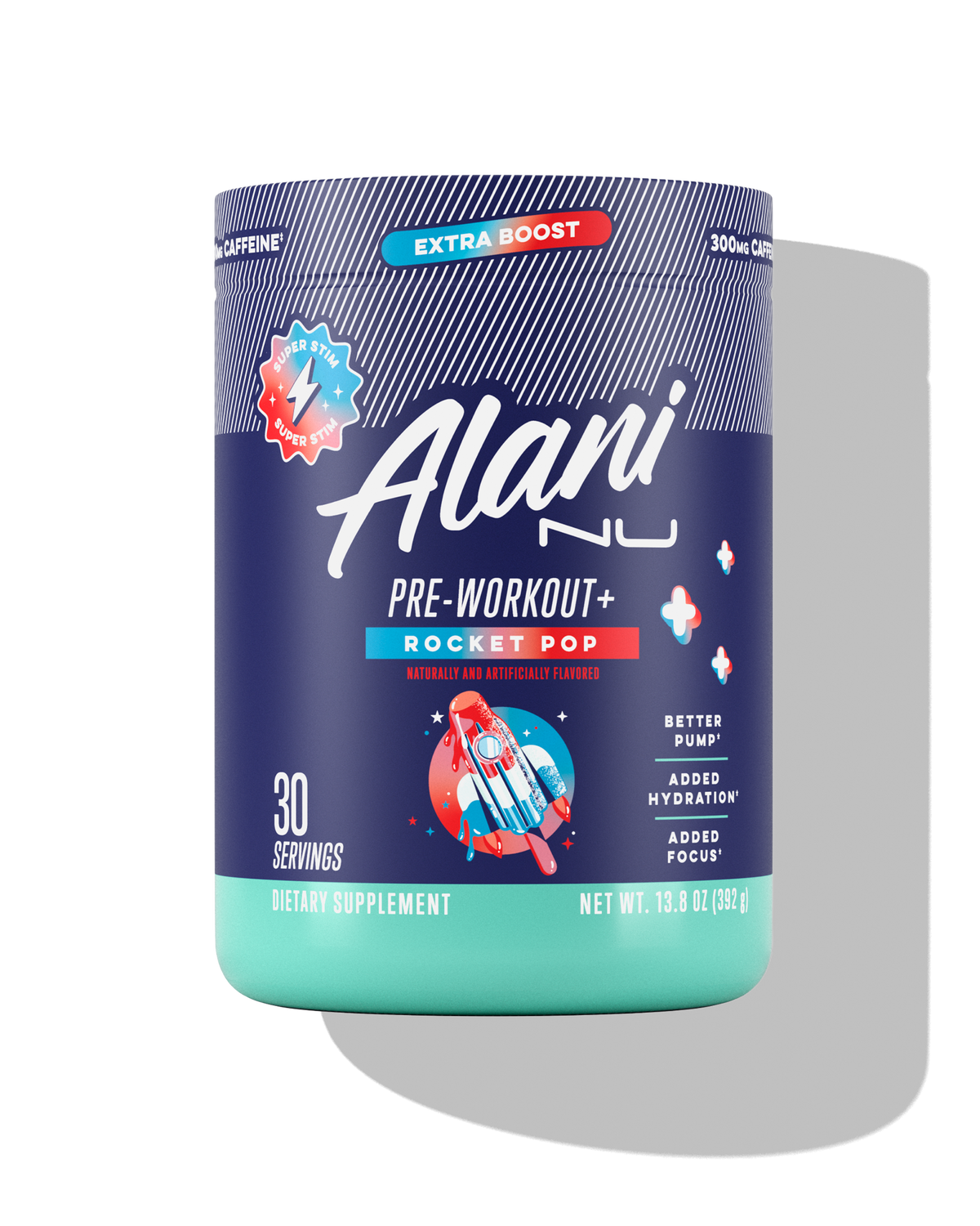 Rocket Pop Pre-Workout+ Supplement, 30 Servings