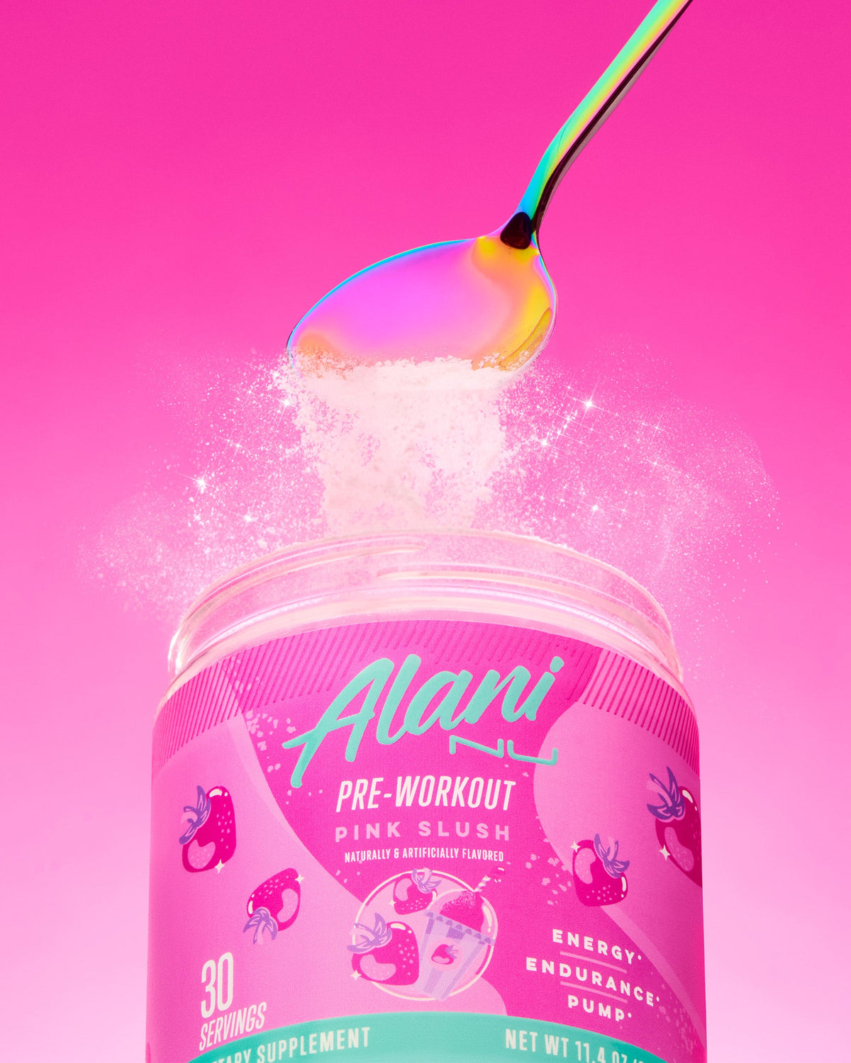 Pink Slush Pre-Workout Mix, 30 Servings