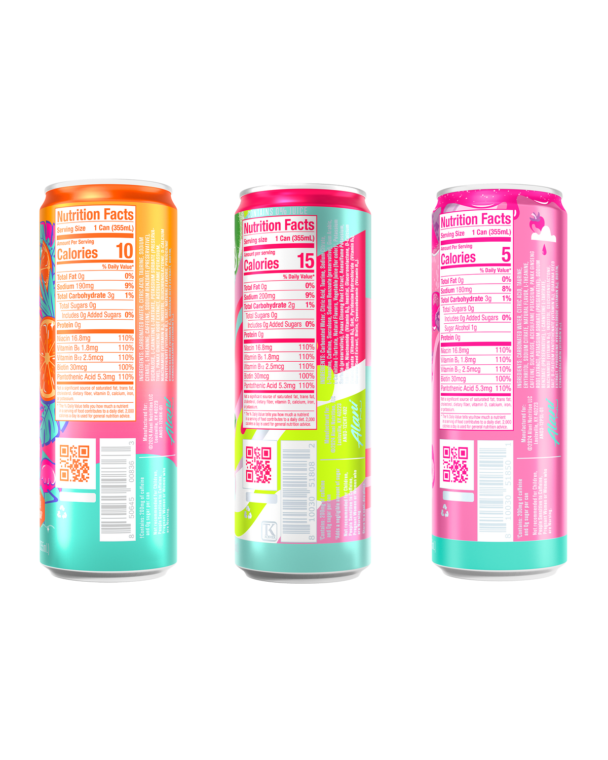 Sunkissed Energy Drink Variety Pack, 12-Pack