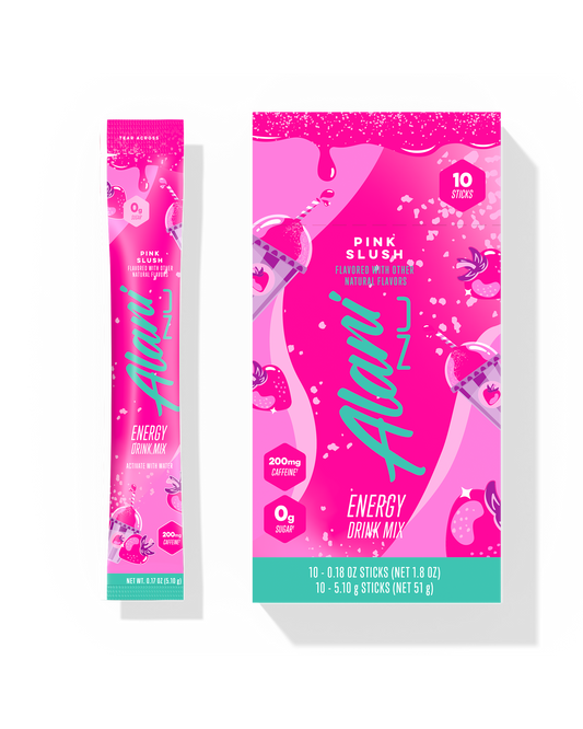Pink Slush Energy Drink Mix Sticks, 10-Pack
