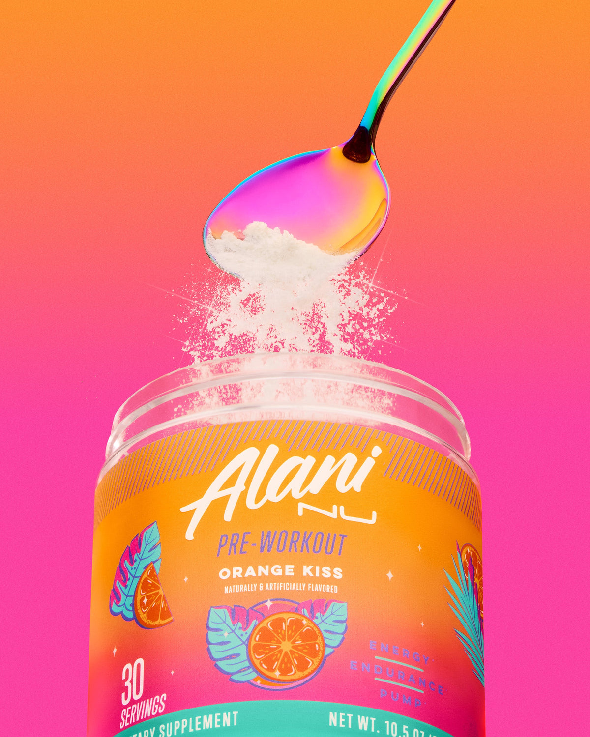 Orange Kiss Pre-Workout Mix, 30 Servings