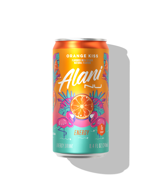 Orange Kiss Citrus Mini Energy Drink, 24-Pack