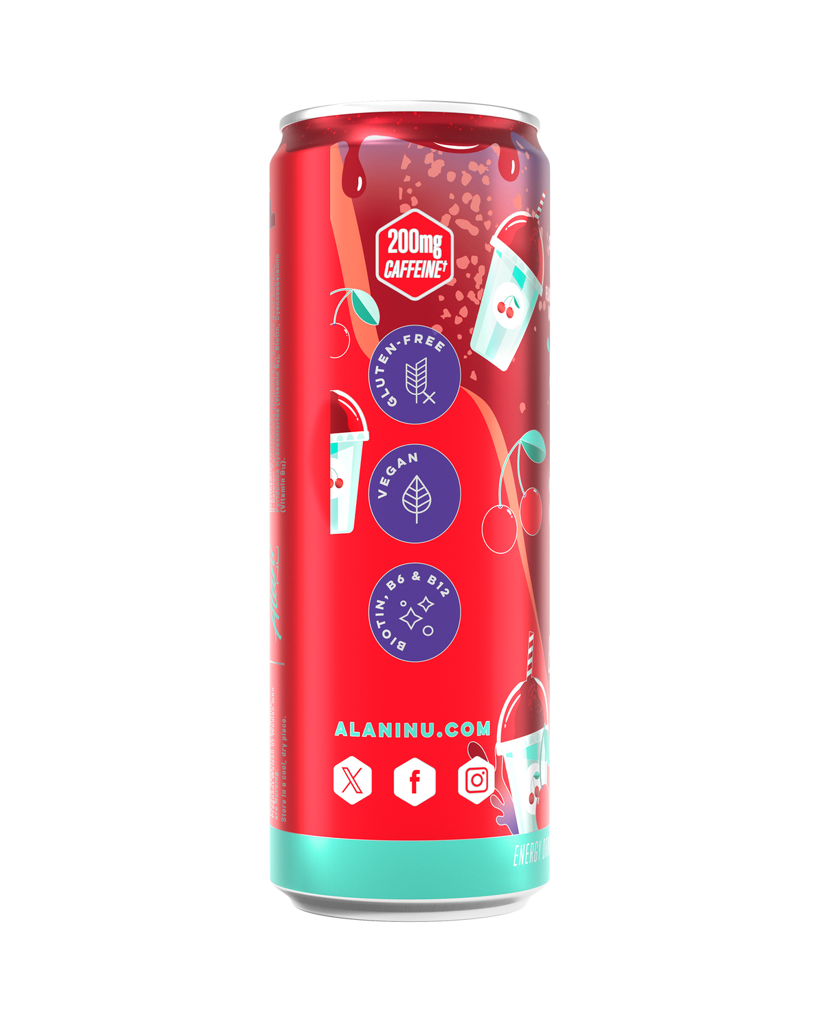 Cherry Slush Energy Drink - 12-Pack