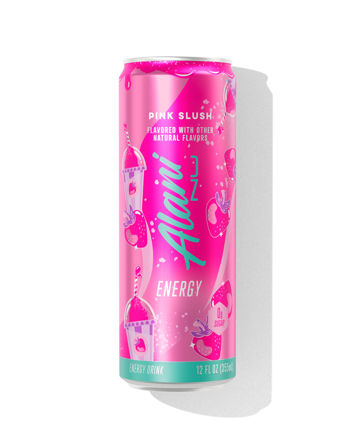 Strawberry Cream Soda Pink Slush Energy Drink - 12-Pack