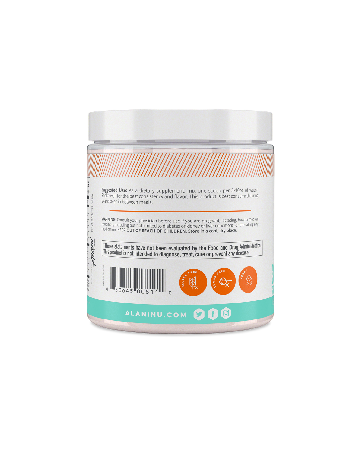 Sour Peach Rings BCAA Powder - 30 Servings
