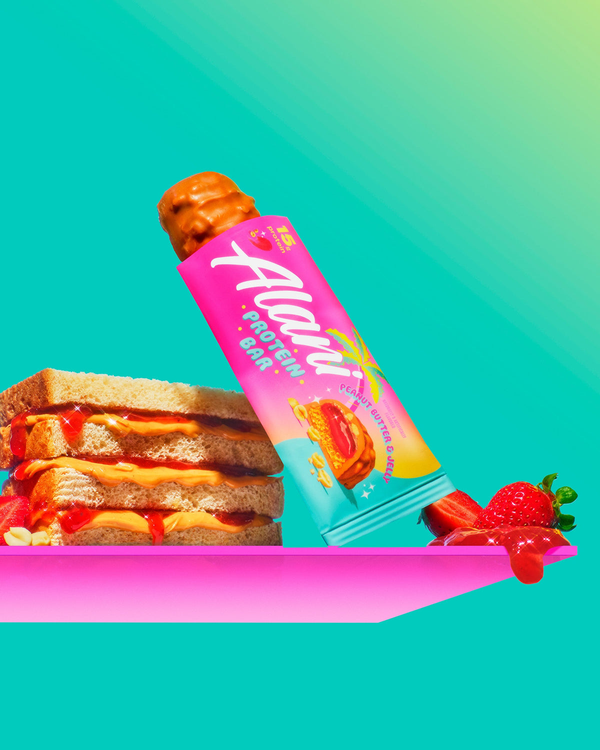 Peanut Butter and Jelly Protein Bars - 4-Pack
