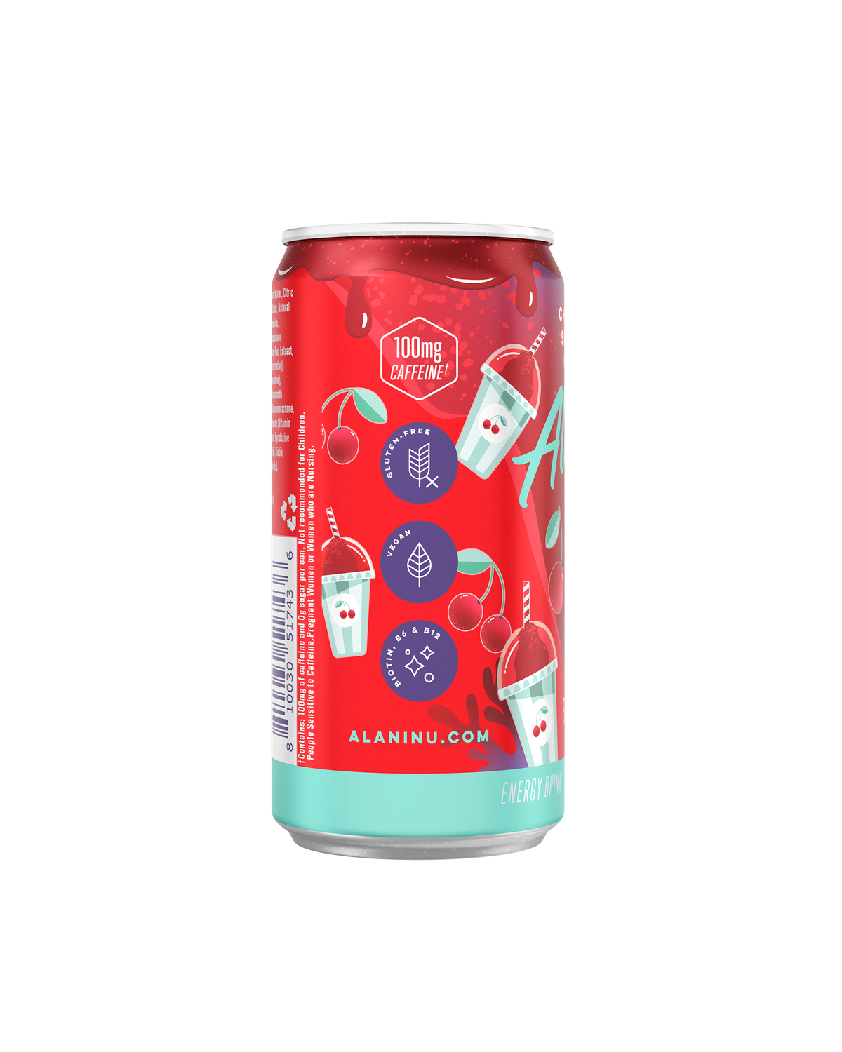 Cherry Slush Mini Energy Drinks, 24-Pack