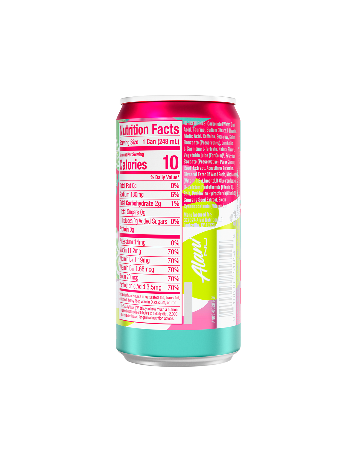 Cherry Twist Mini Energy Drinks, 24-Pack