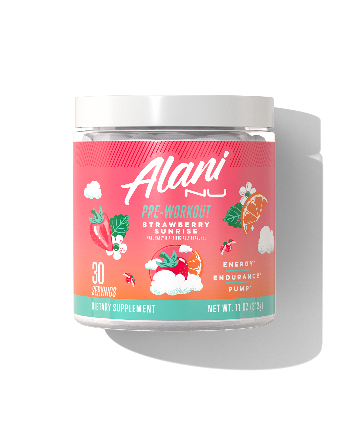 30-Serving Strawberry Sunrise Pre-Workout Powder