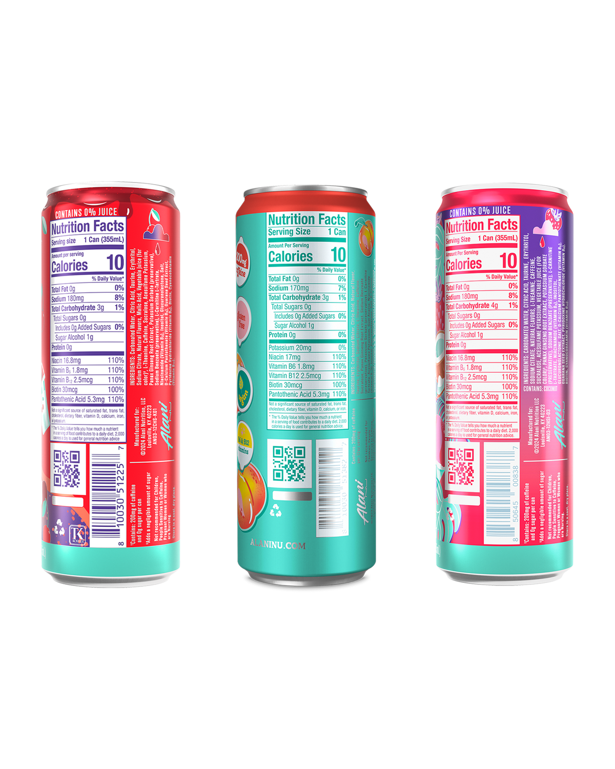 Beach Blend Energy Drink Assortment, 12-Pack
