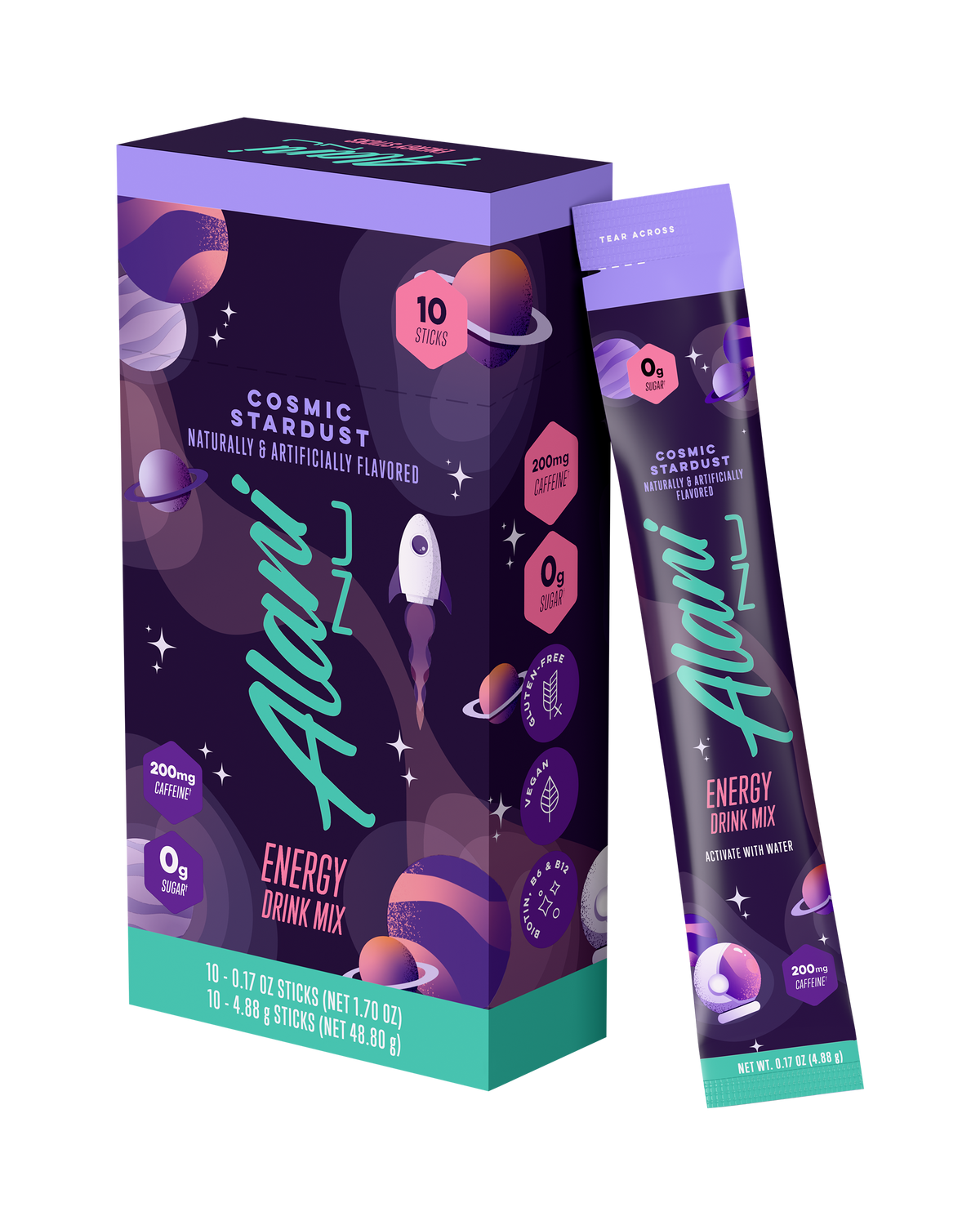 Cosmic Stardust Energy Sticks - 10-Pack